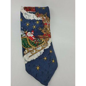 Holidays by MMG Mens Tie Christmas Santa Claus 59"